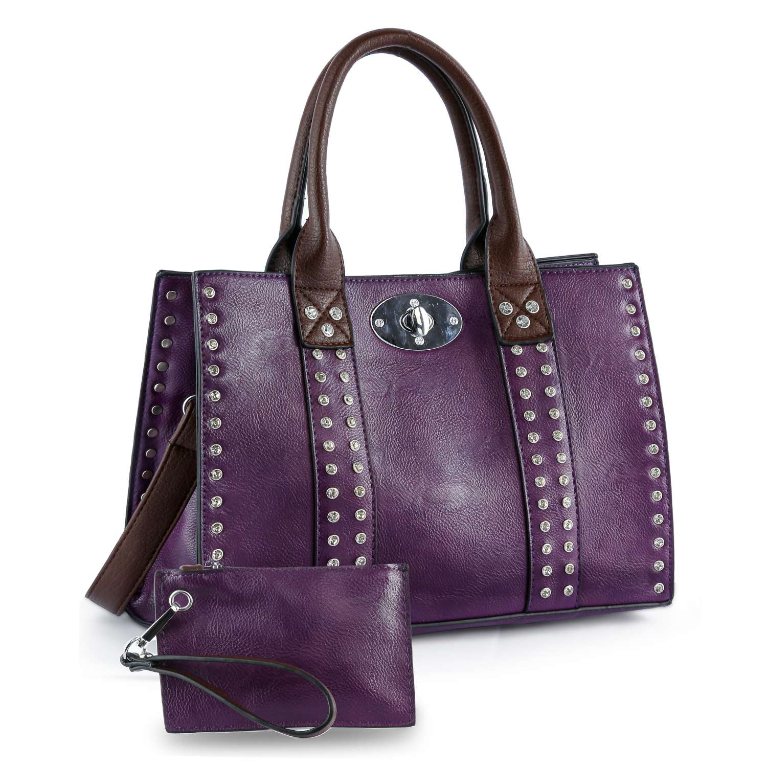 Handbag Express - Accessorized Twist-Lock Handbag