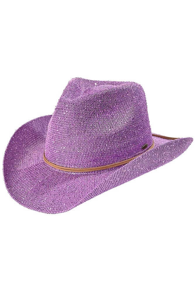 Hana - C.C Sequin Cowboy Hat