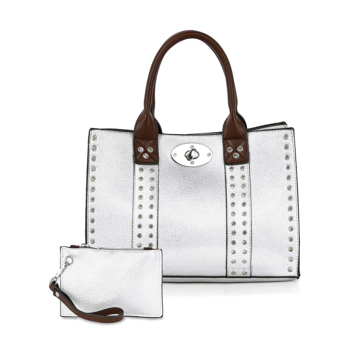 Handbag Express - Accessorized Twist-Lock Handbag