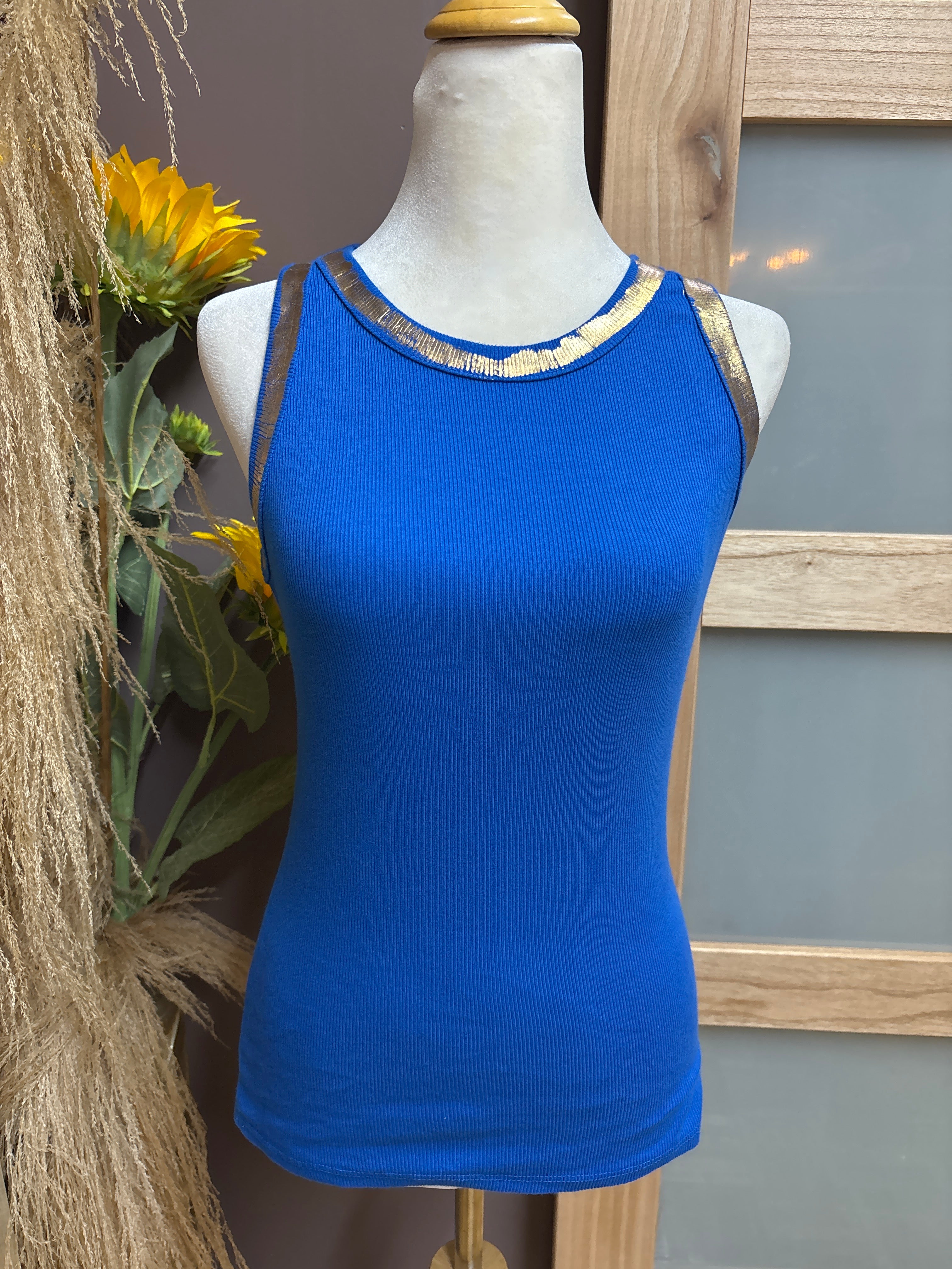 Look Mode- Gold Foil Tank