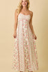 Main Strip - Patchwork Floral Summer Maxi Sleeveless Dress