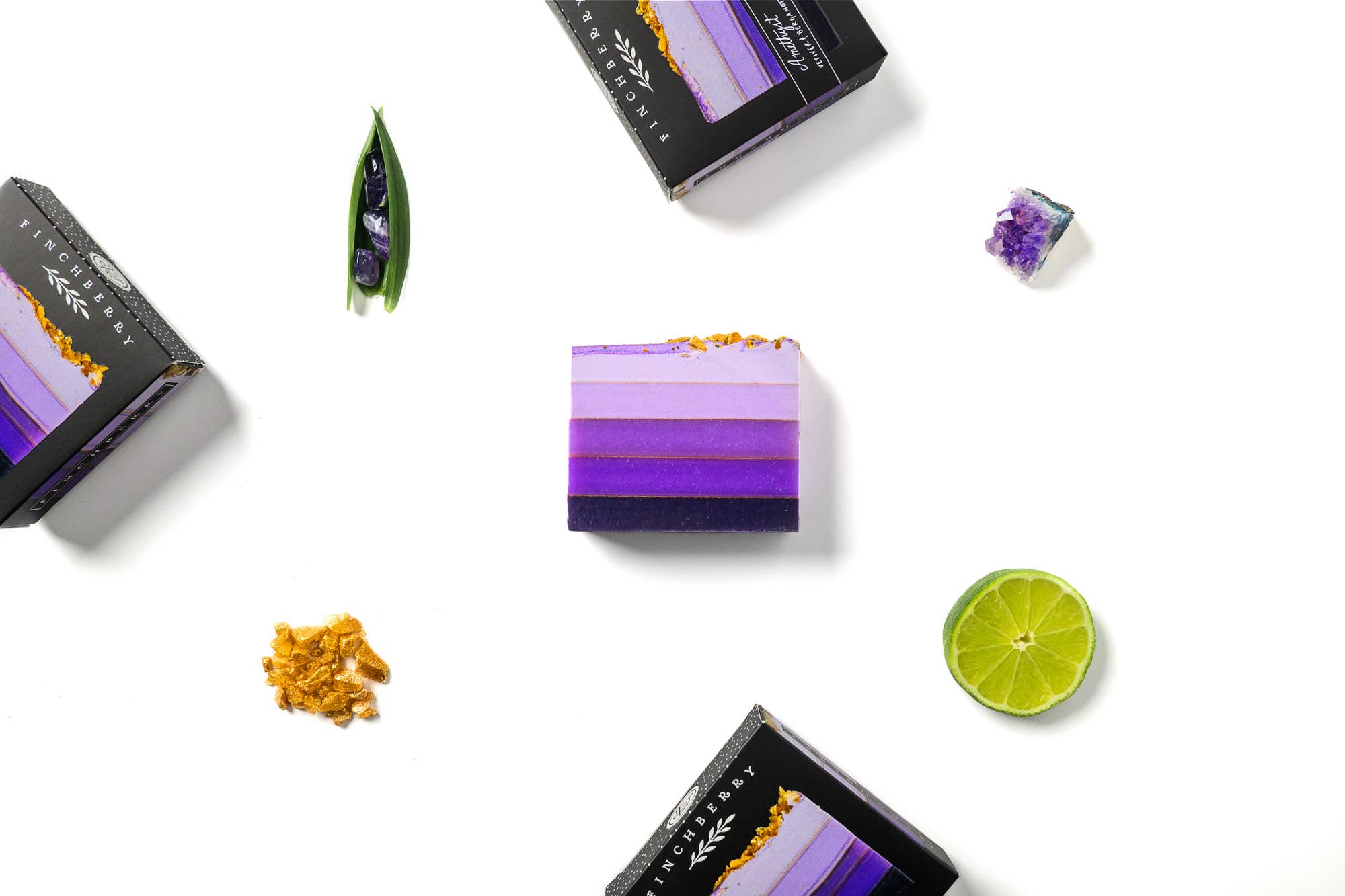 FinchBerry - Amethyst Rejuvenating Vegan Boxed Soap