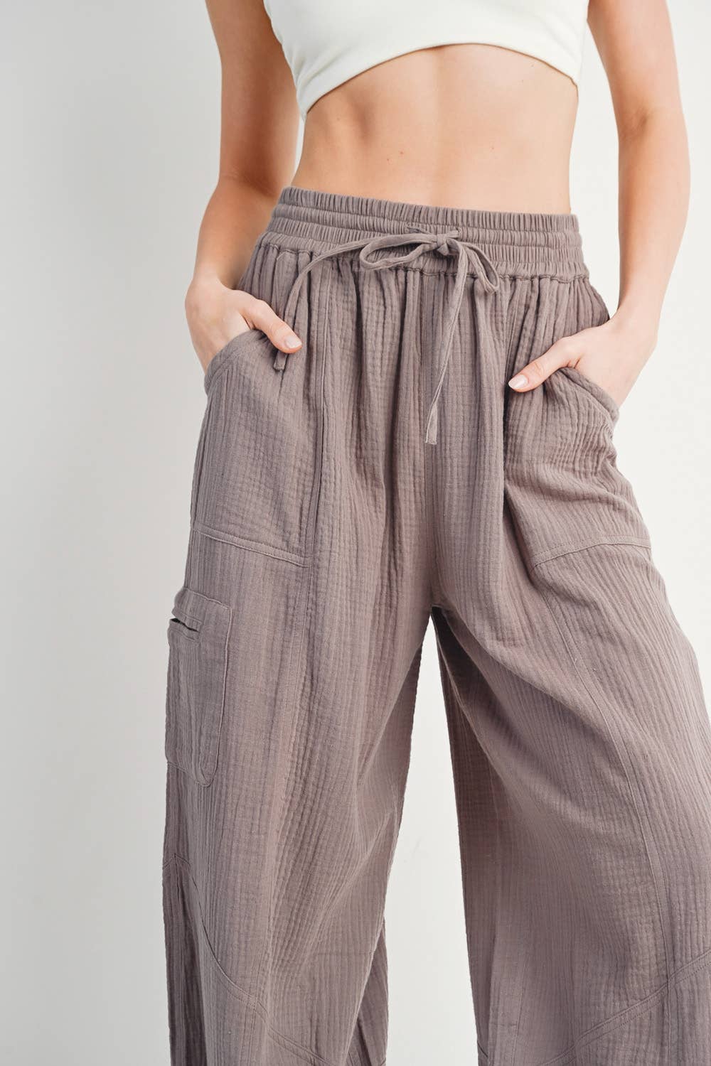 Bluivy - JOGGER HAREM DRAWSTRING PANTS