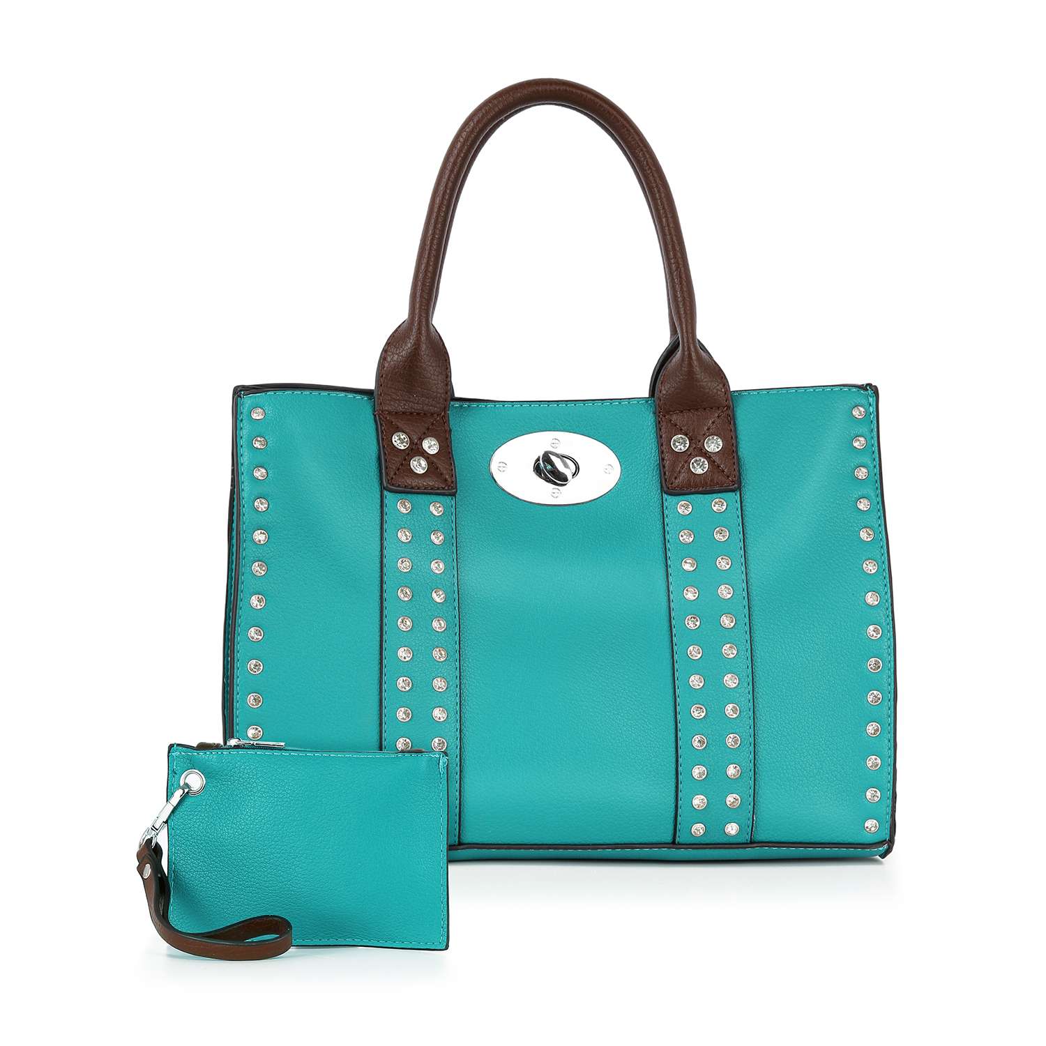 Handbag Express - Accessorized Twist-Lock Handbag