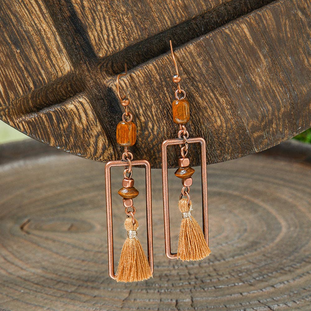 The Sweetpea Boutique - Bohemian Style Vintage Brown Earrings (20 pair to choose from)