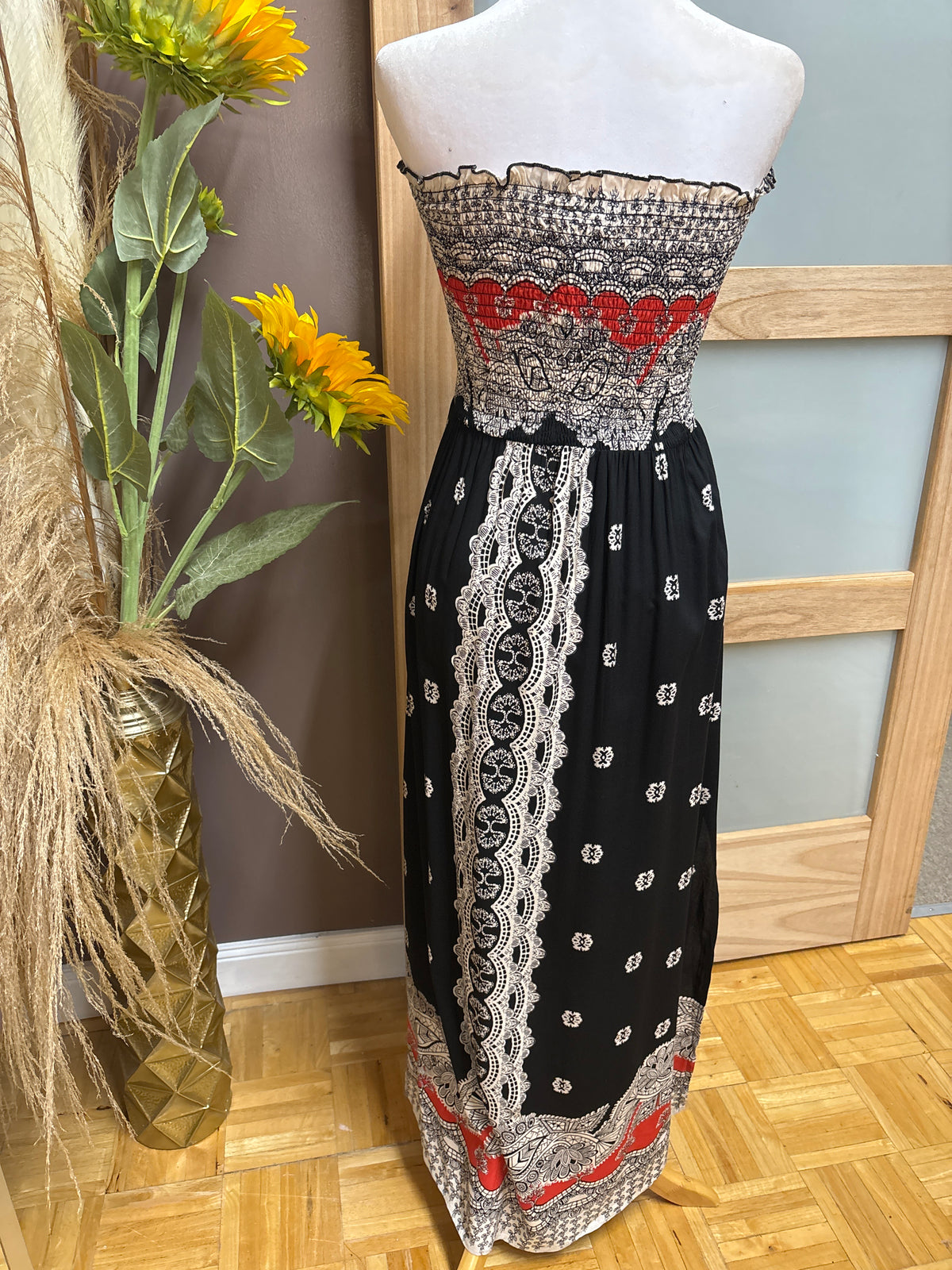 Angie- Strapless Sundress