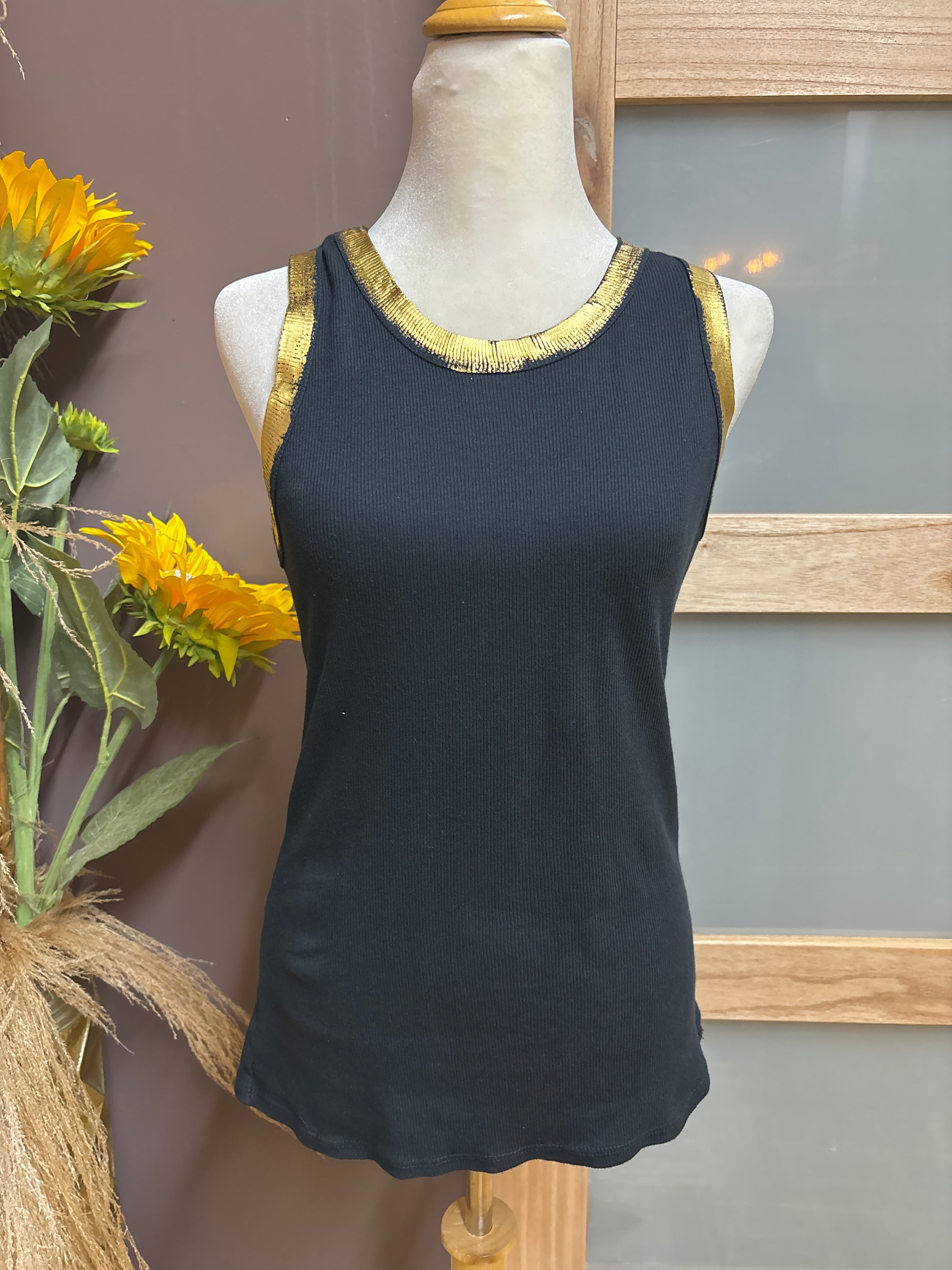 Look Mode- Gold Foil Tank