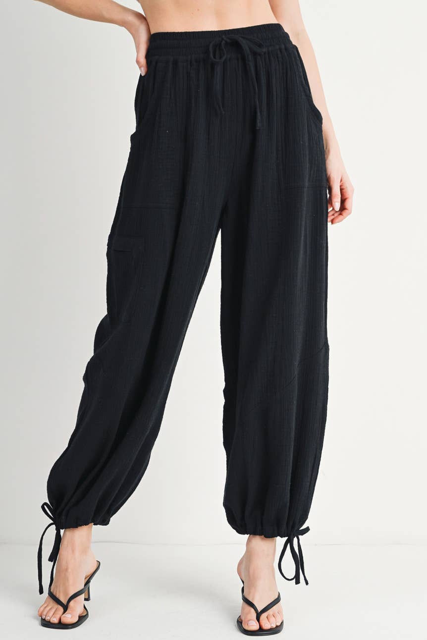 Bluivy - JOGGER HAREM DRAWSTRING PANTS