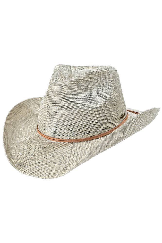 Hana - C.C Sequin Cowboy Hat