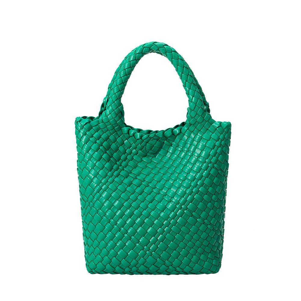 Melie Bianco - Eloise Green Small Recycled Vegan Tote Bag