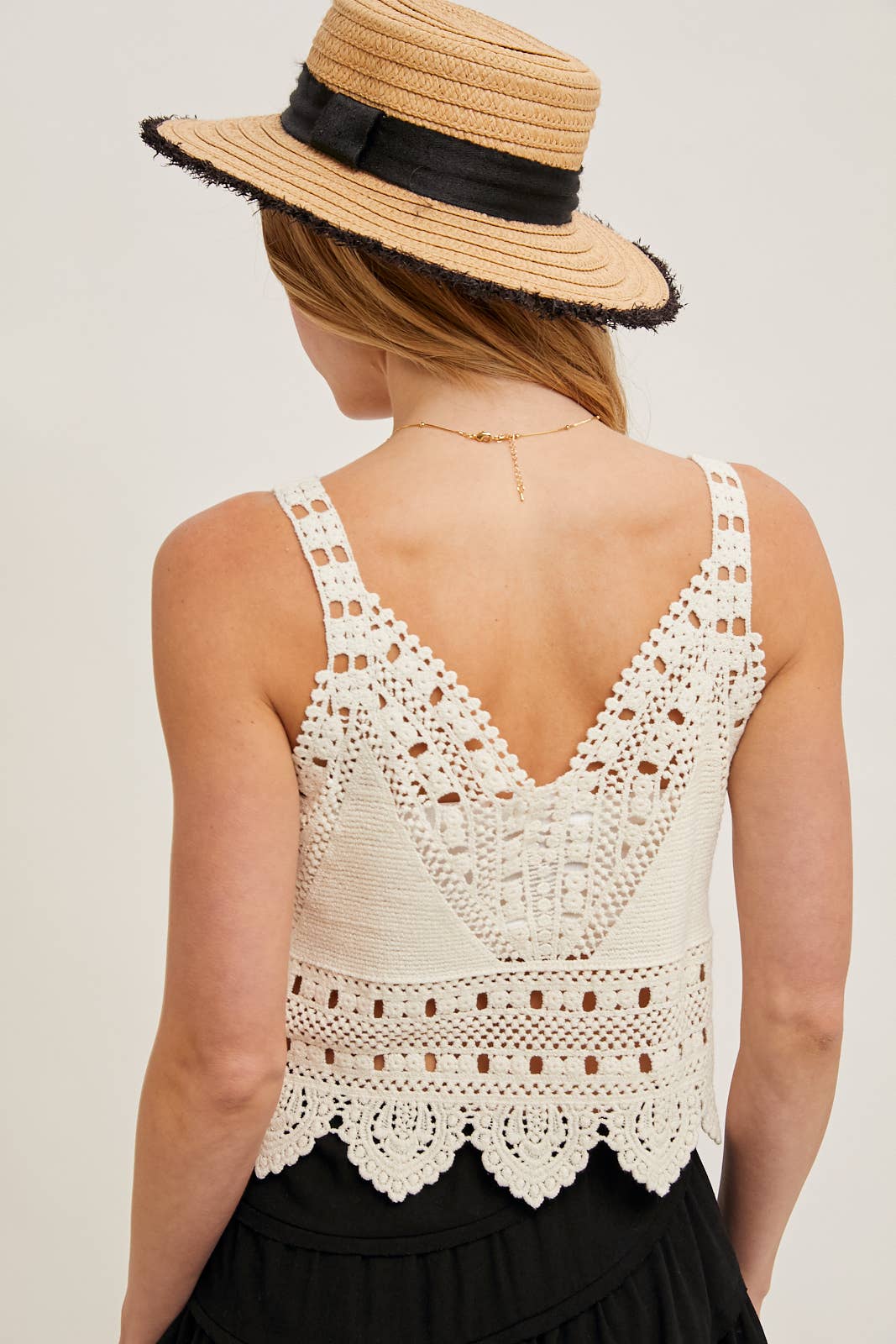 Bluivy - CROCHET LACE TANK