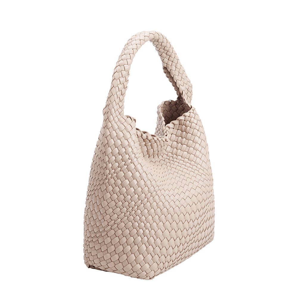 Melie Bianco - Johanna Ivory Large Vegan Shoulder Bag