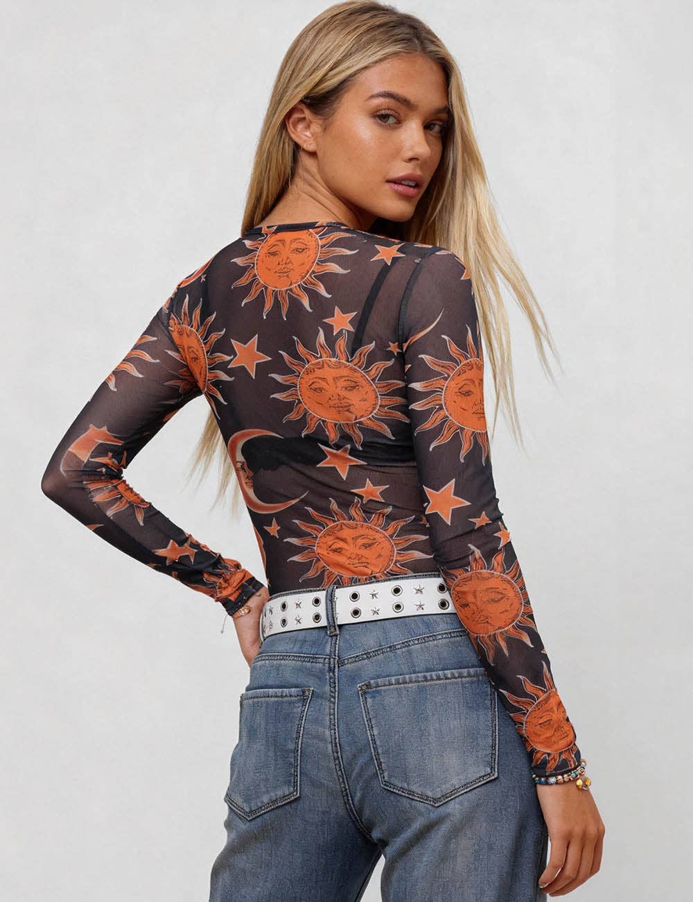 Sweetkama - Ladies Moon Sun Star Blouse