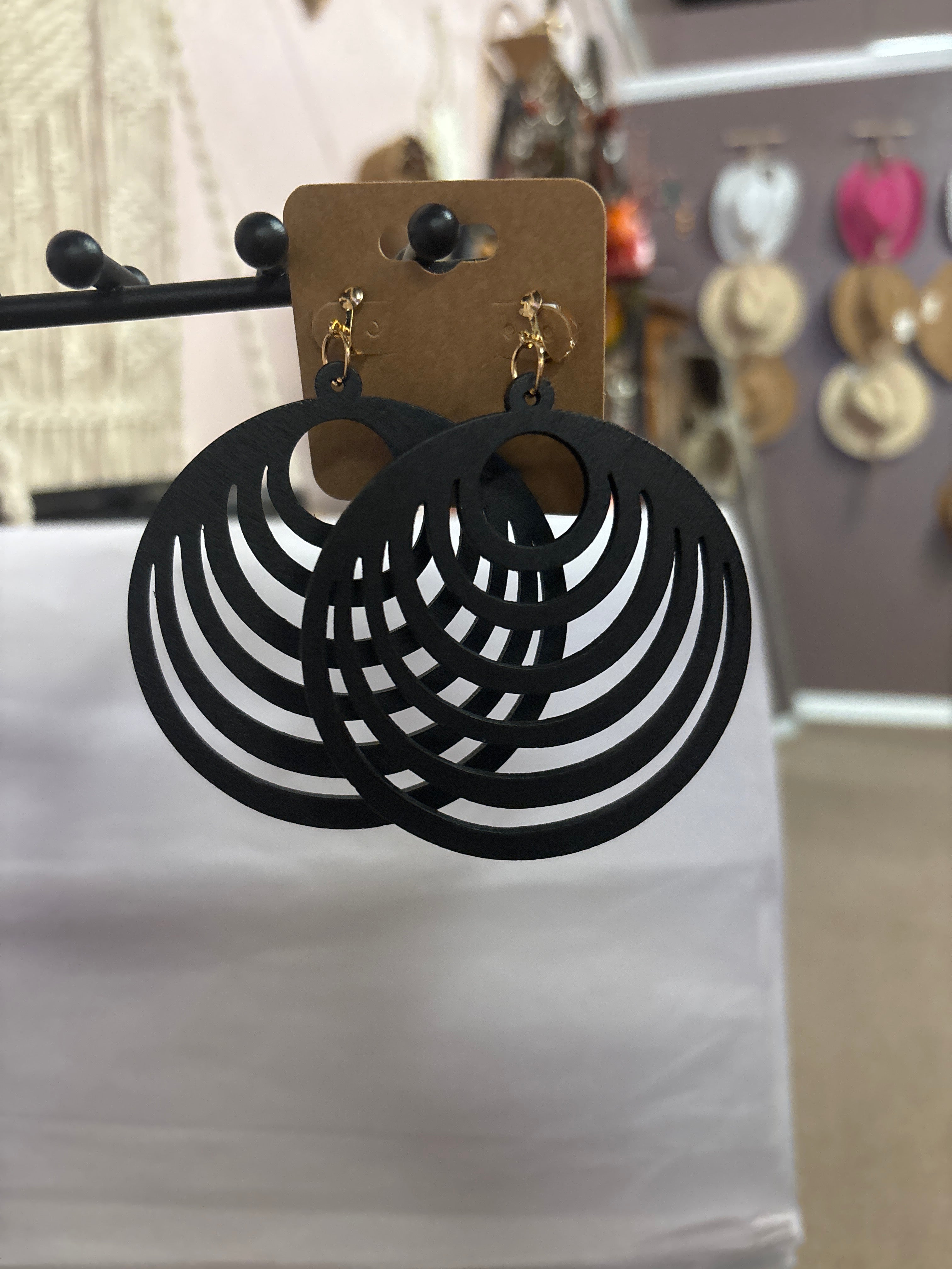 OhHeyBec--Clip on dangle earrings