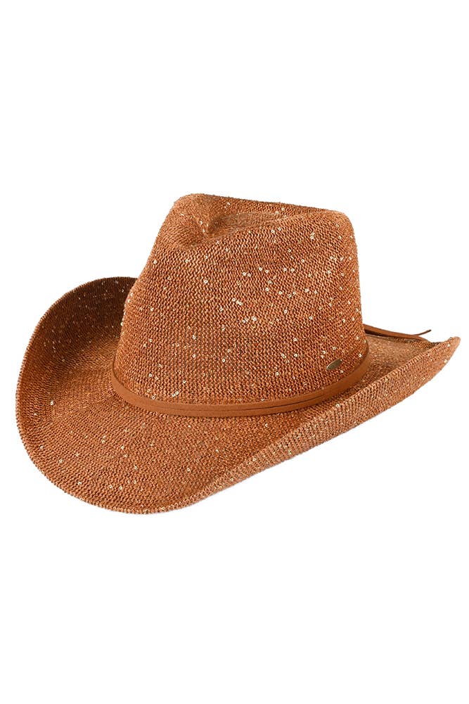 Hana - C.C Sequin Cowboy Hat