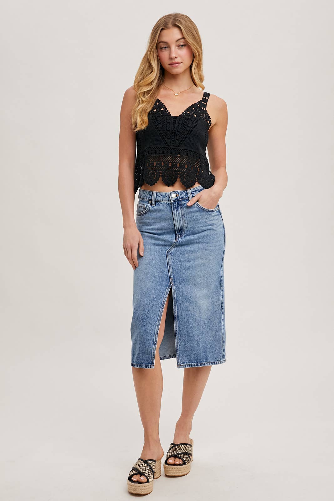 Bluivy - CROCHET LACE TANK