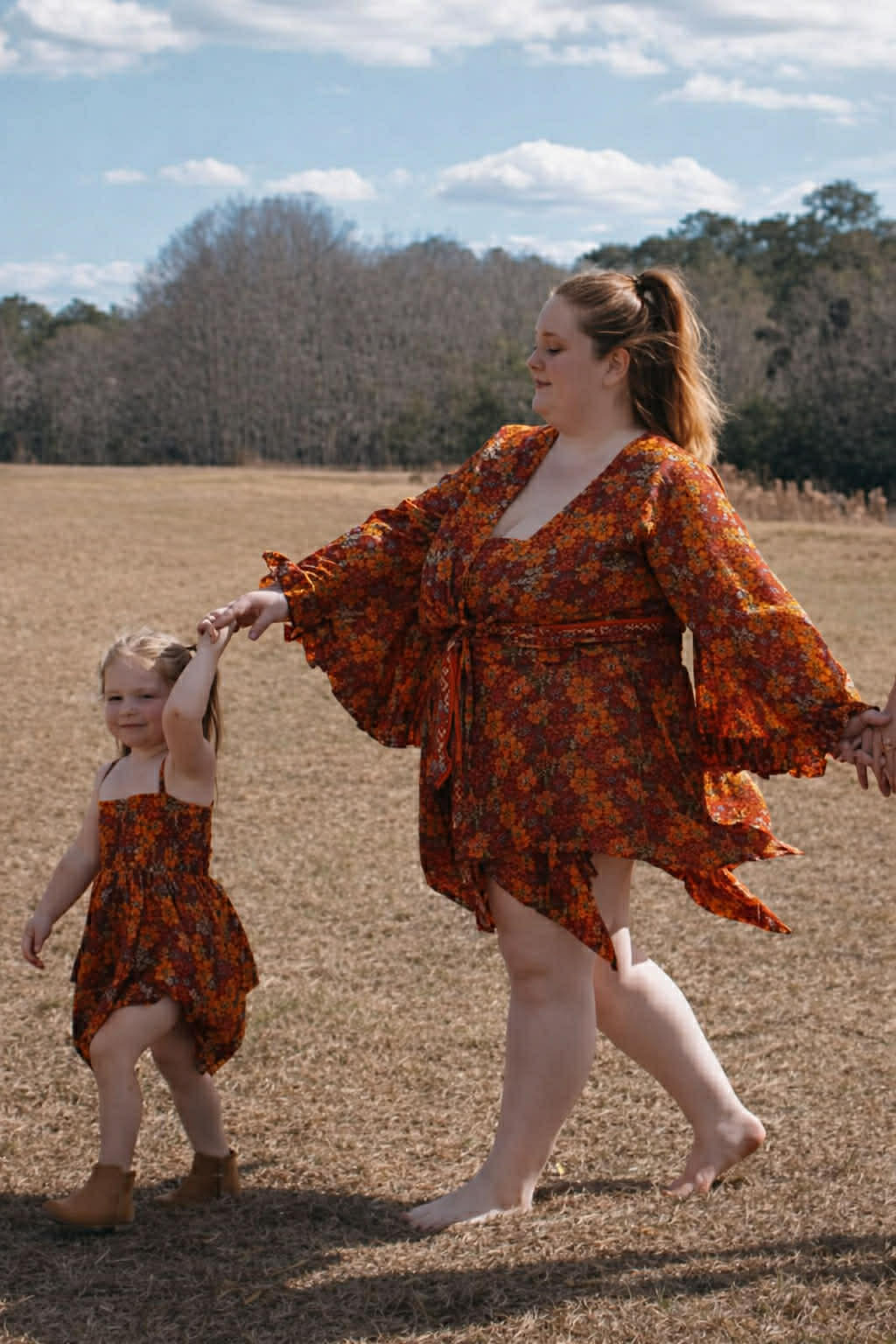 Gardenbelle Shop - Hippie Bohemian Fairy Dress, Elastic Silk Fairy Skirt