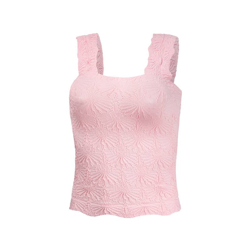 Hope & Sunshine - Jacquard Knit Tank Top