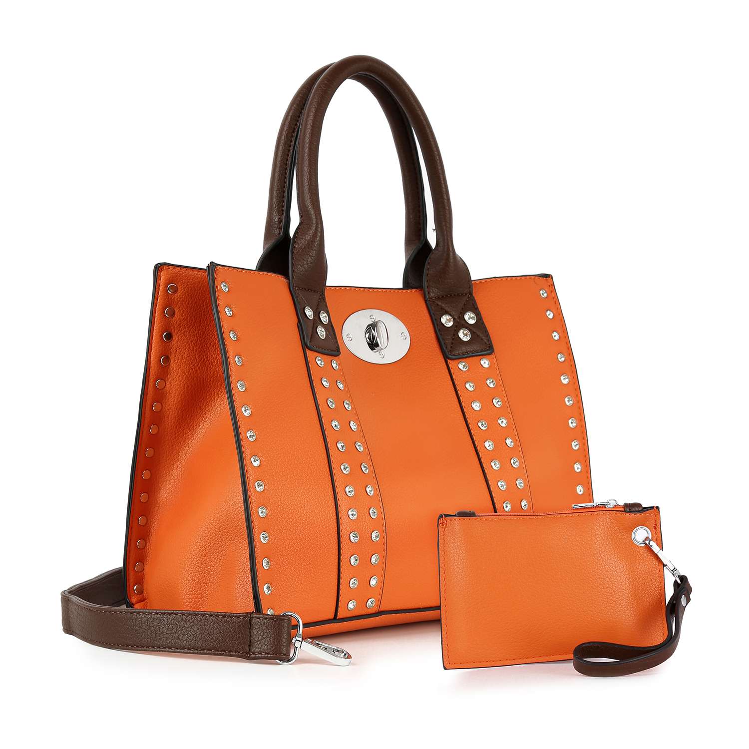 Handbag Express - Accessorized Twist-Lock Handbag