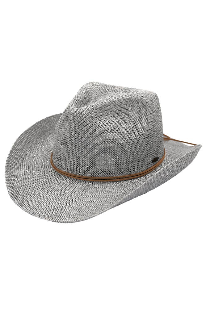 Hana - C.C Sequin Cowboy Hat