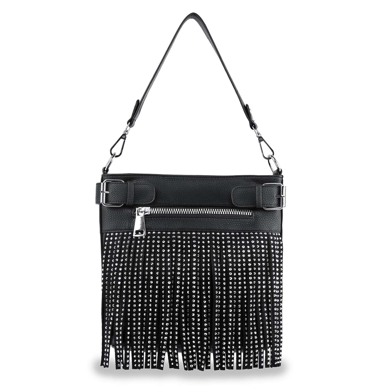 Handbag Express - Classic Fringe Convertible Crossbody