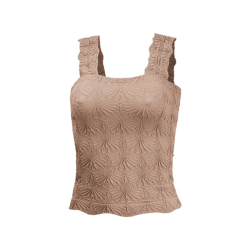 Hope & Sunshine - Jacquard Knit Tank Top