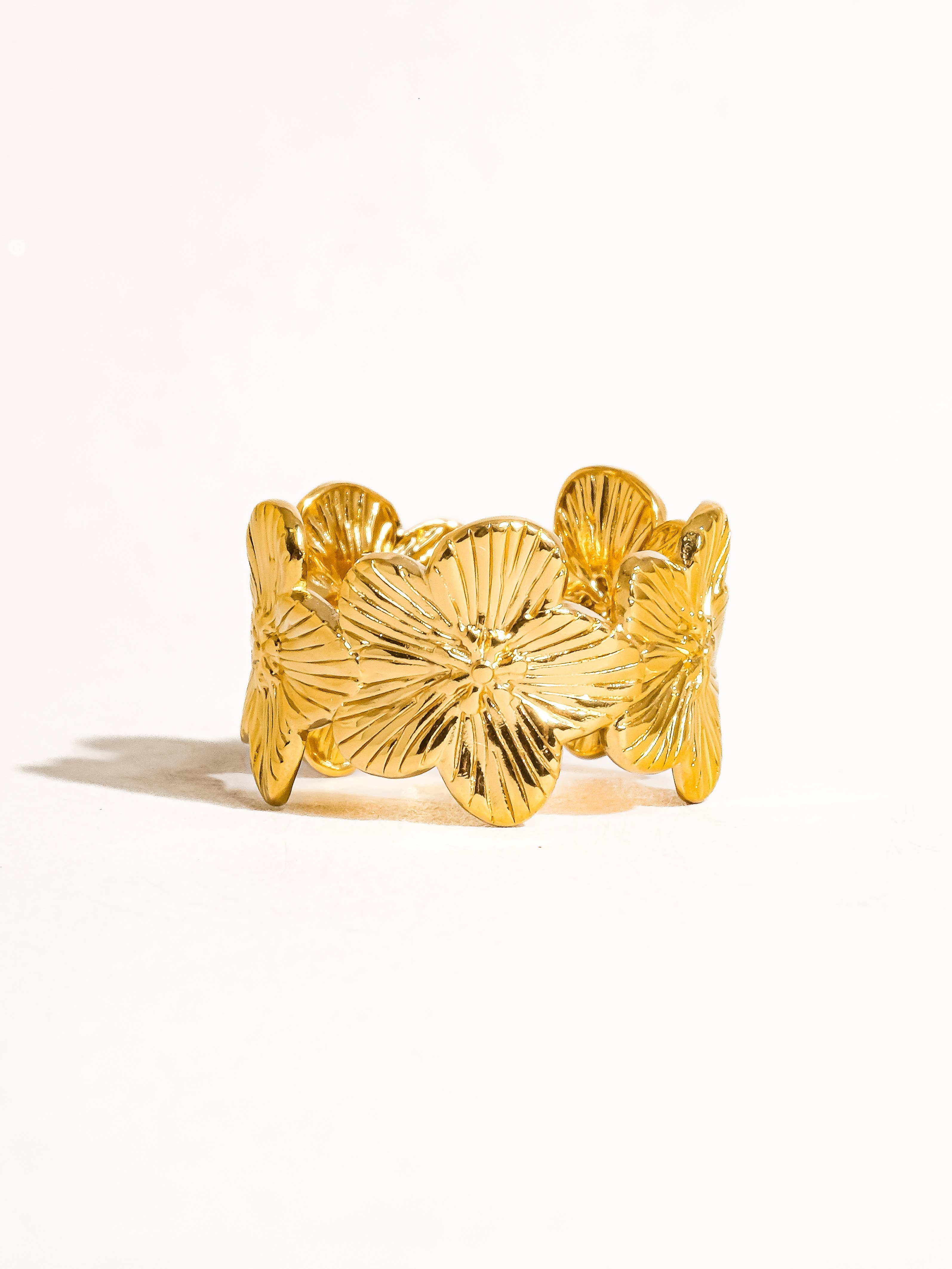 Flânerie by MAIQ - Josée 18K Gold Non-Tarnish Flower Ring