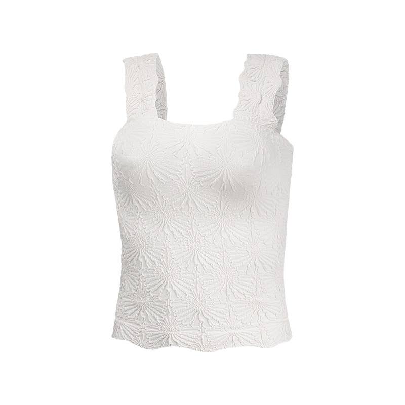 Hope & Sunshine - Jacquard Knit Tank Top