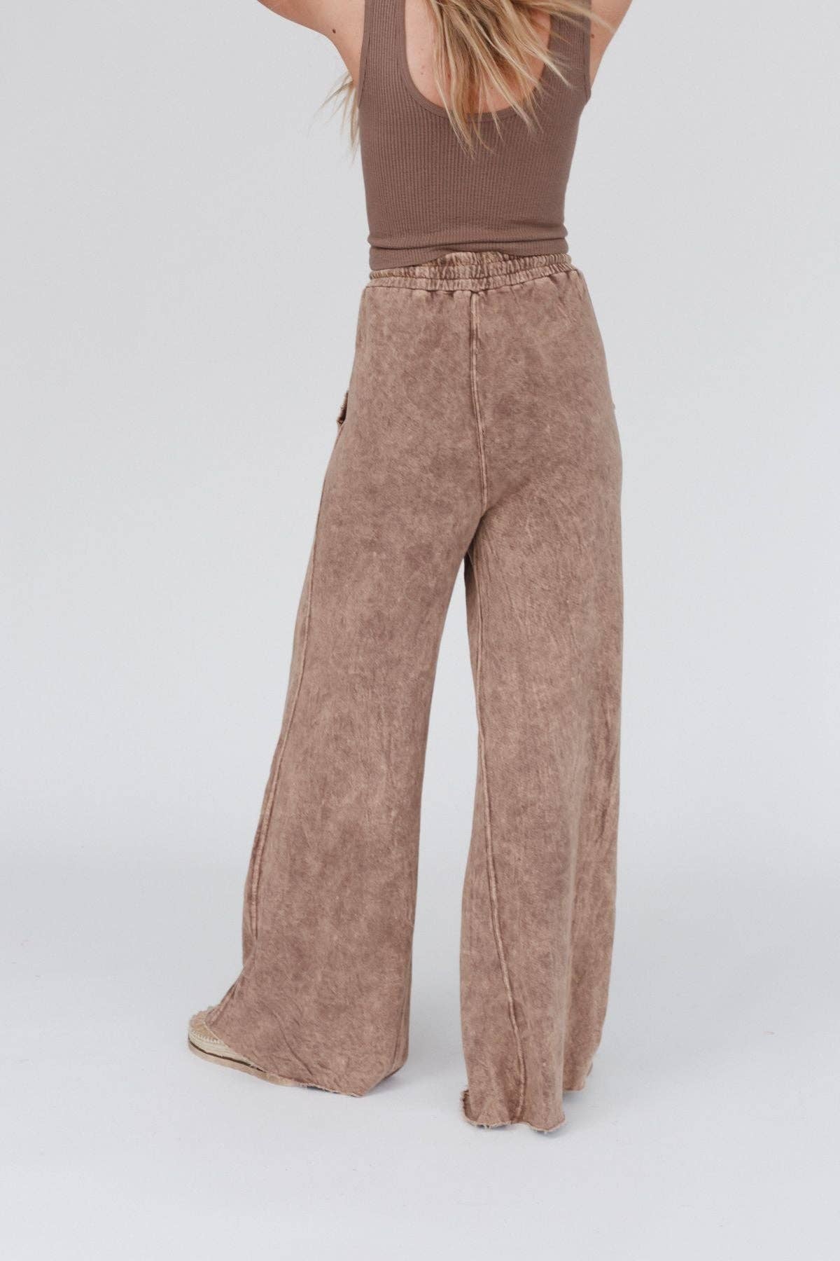 Three Bird Nest - Relaxing Robin Wide Leg Pant - New Mauve