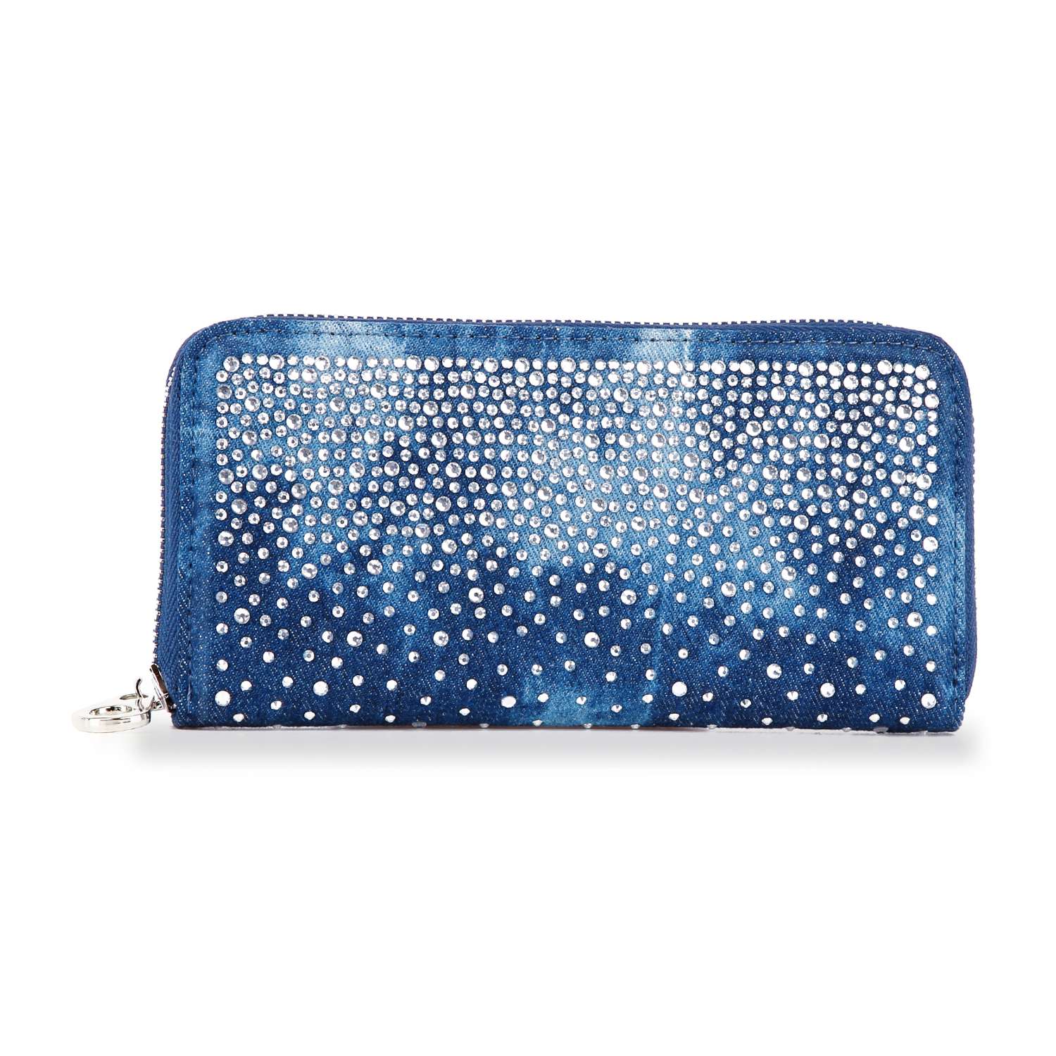 Handbag Express - Glamorous Rhinestone Design Accordion Wallet