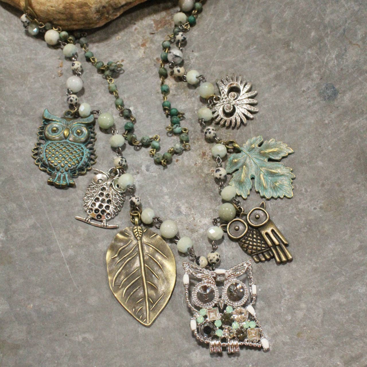The Primitive Peddler, Inc. - Branch Sitters Layered Necklace
