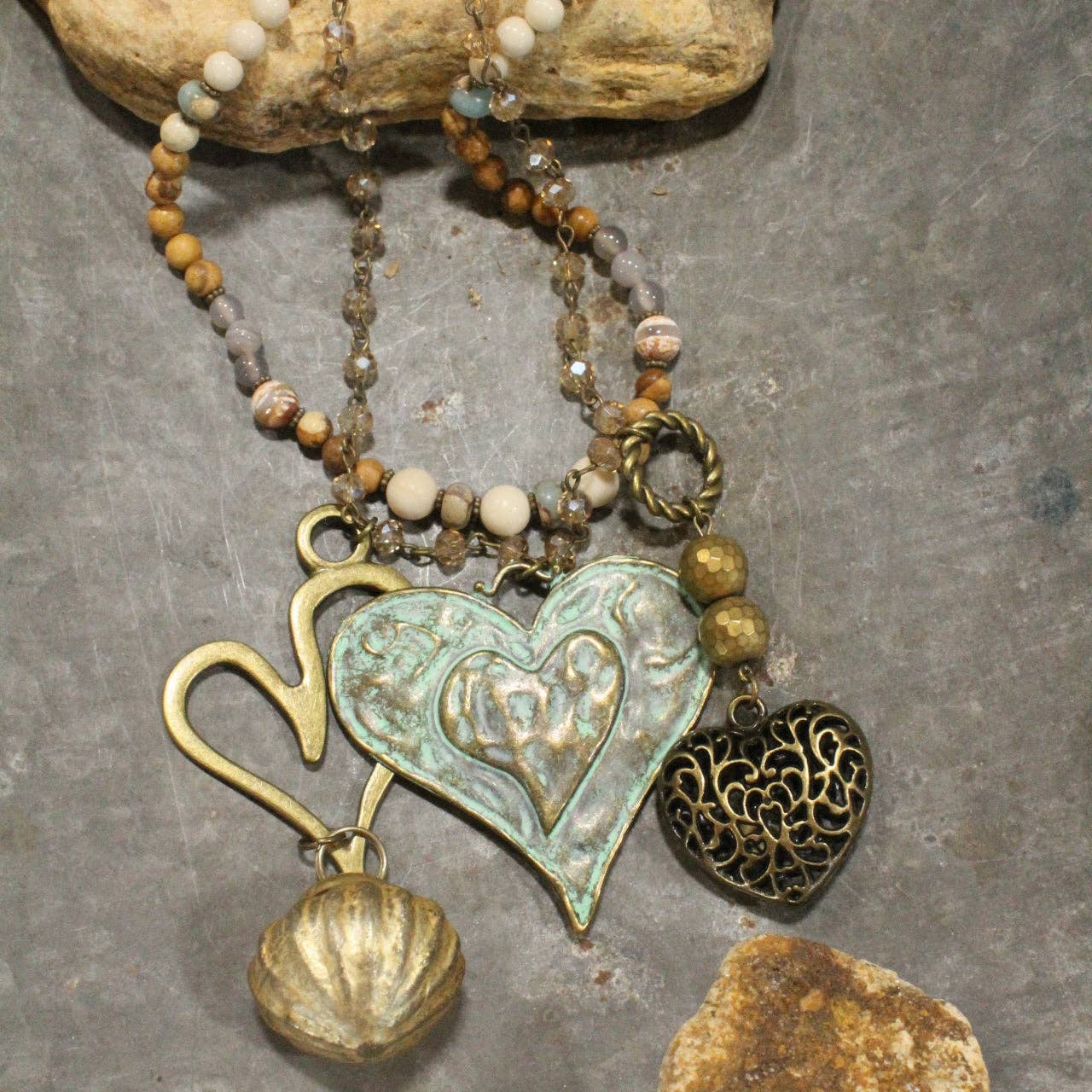 The Primitive Peddler, Inc. - The Greatest Of These Is Love Charm&