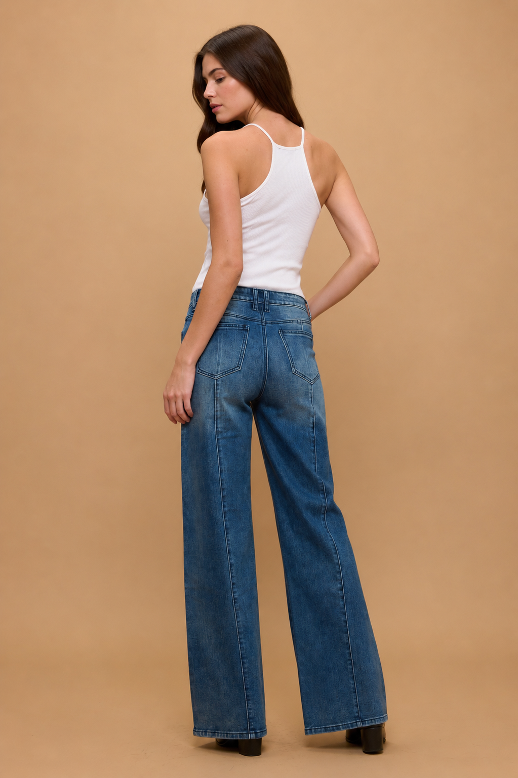 Westfield Eagle - TUMMY CONTROL | HIGH RISE WIDE LEG JEANS-LOVER BRAND FASHION