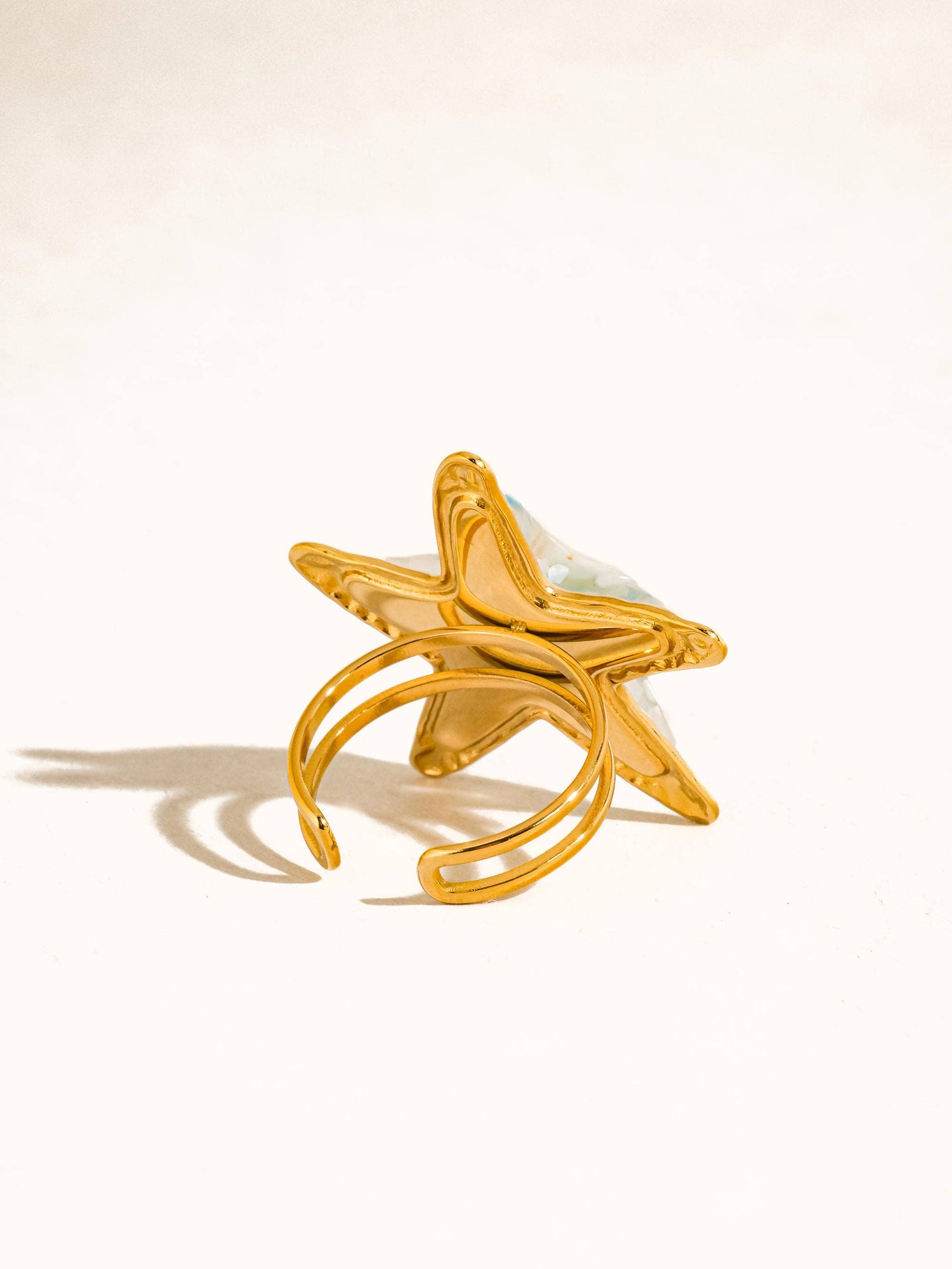 Flânerie by MAIQ - Chatelet 18K Gold Non-Tarnish Ocean Starfish Ring
