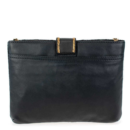 Mary Frances Accessories - Untamed Beaded Animal Print Crossbody Handbag