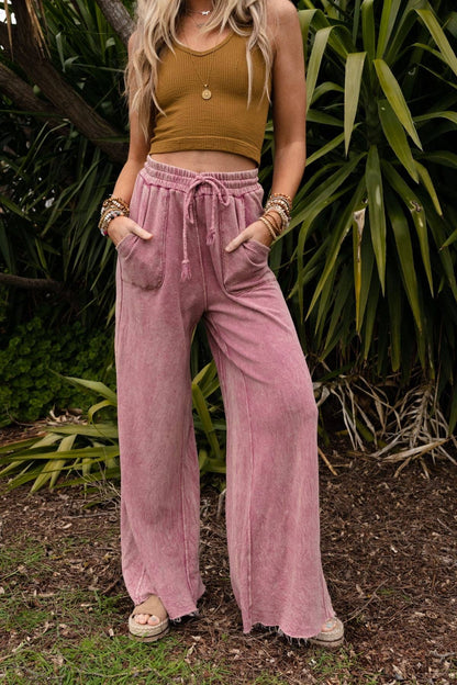 Three Bird Nest - Relaxing Robin Wide Leg Pant - New Mauve