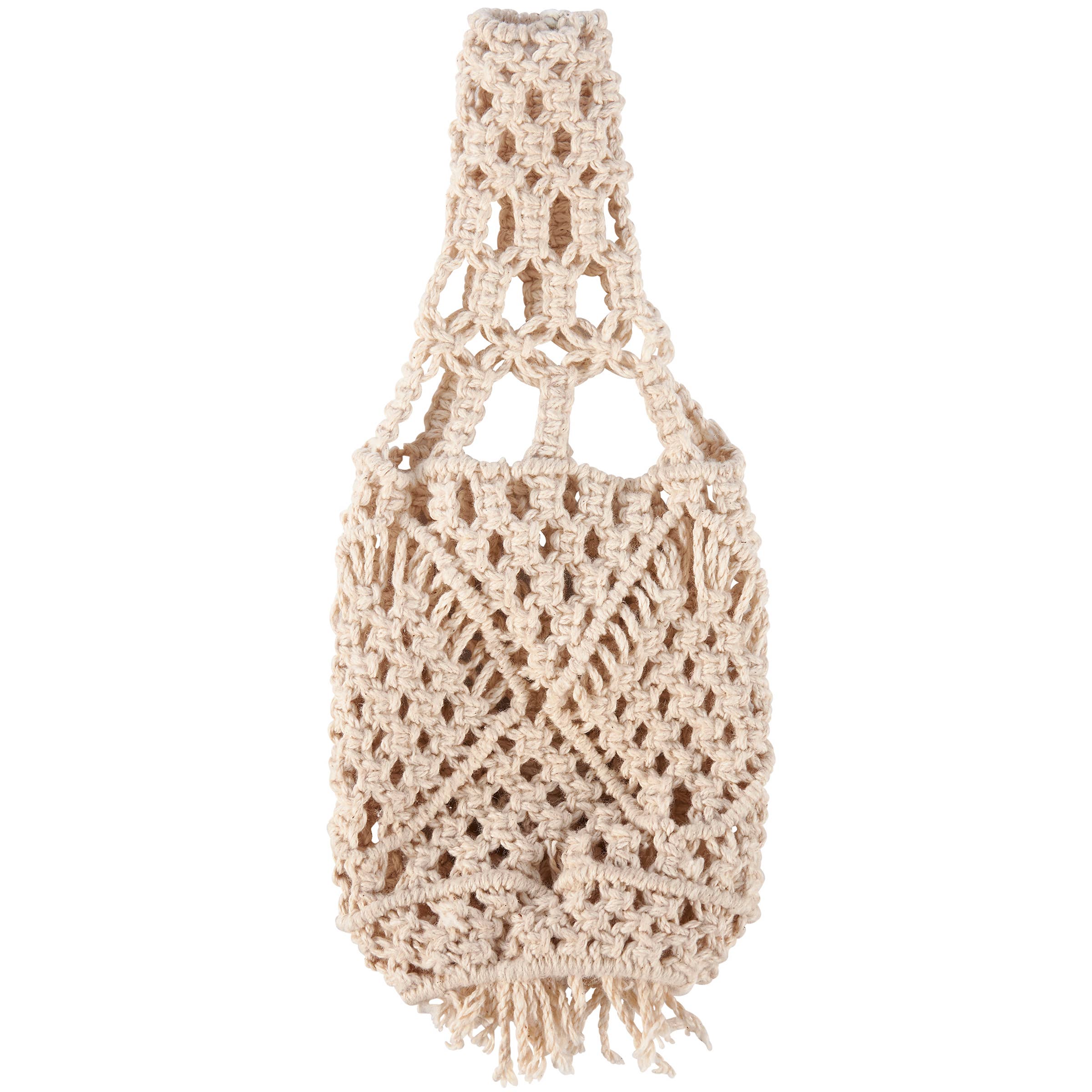 MACRAME WINE BOTTLE COVER
