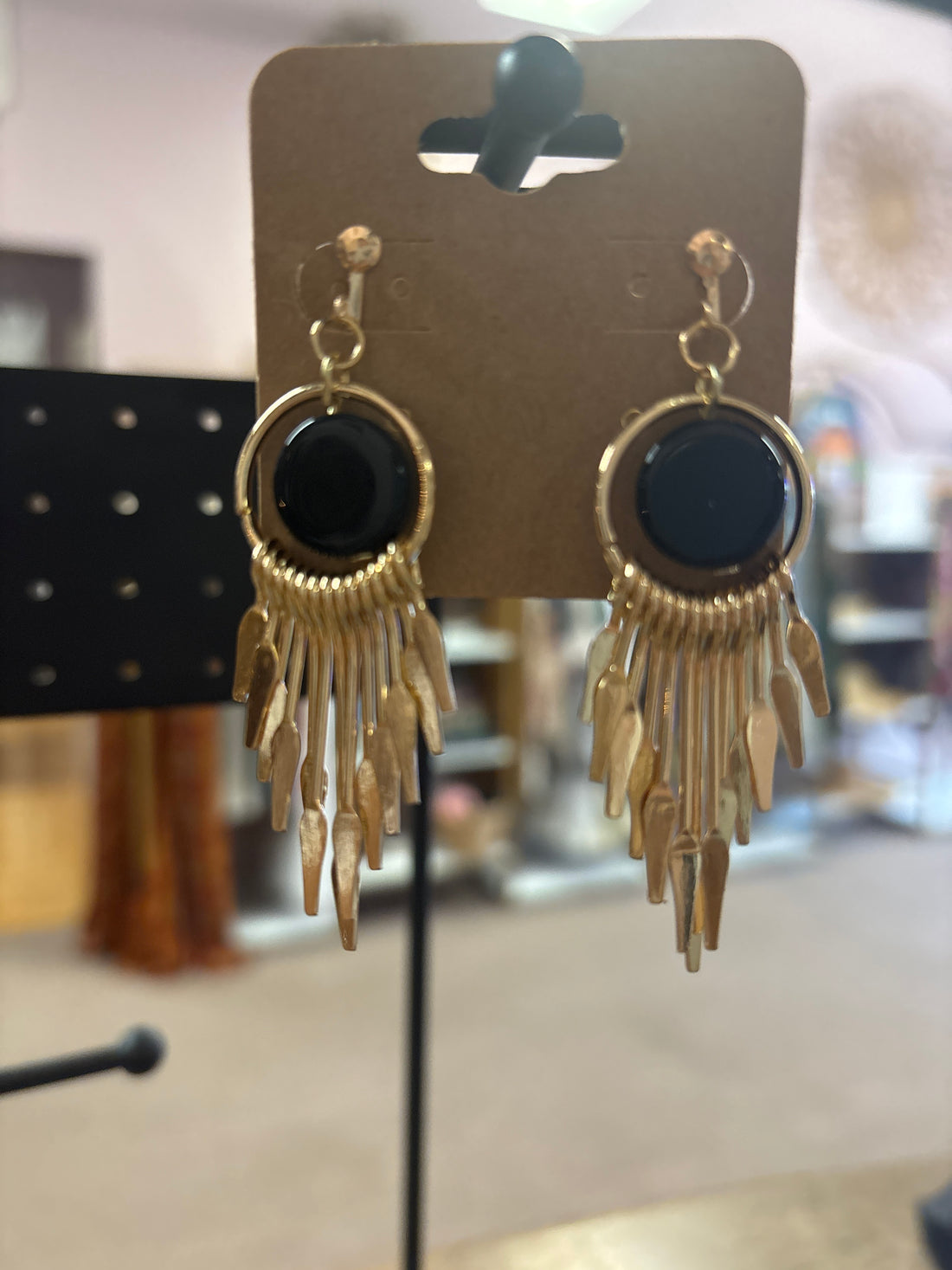 OhHeyBec--Clip on dangle earrings