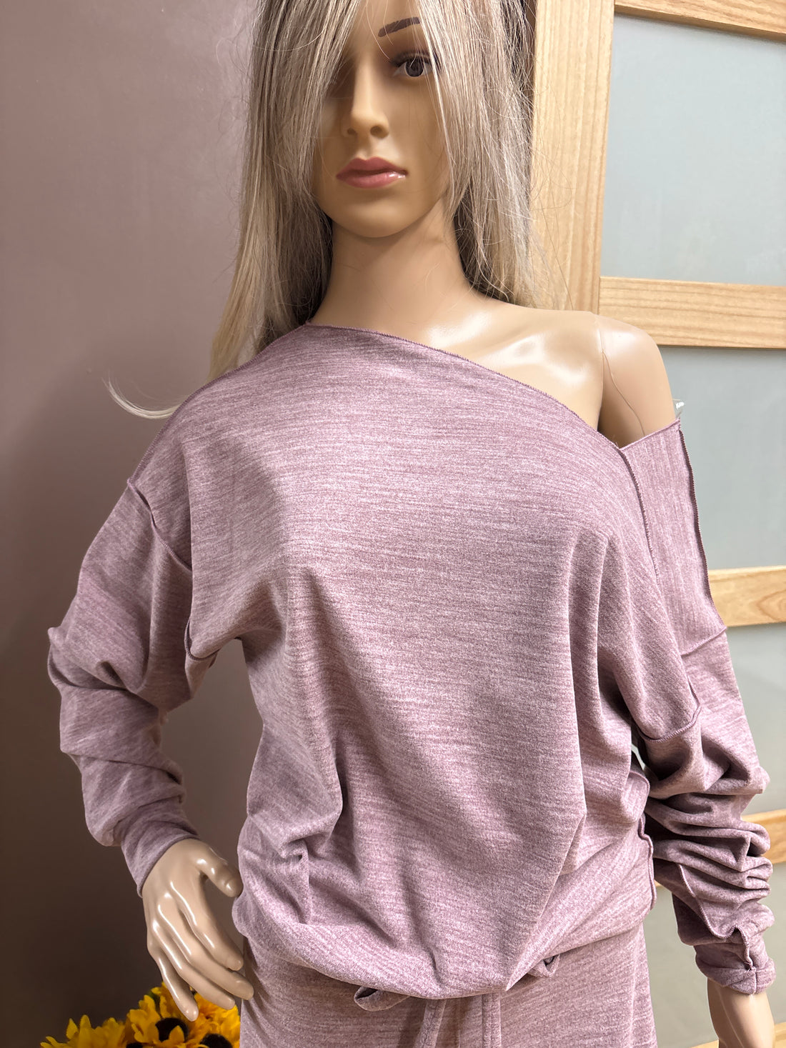Brooklyn Isles- Mauve Leisure top