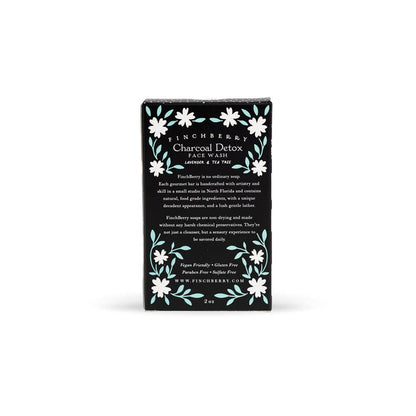 FinchBerry - Charcoal Detox Purifying Exfoliating  Facial Wash Bar
