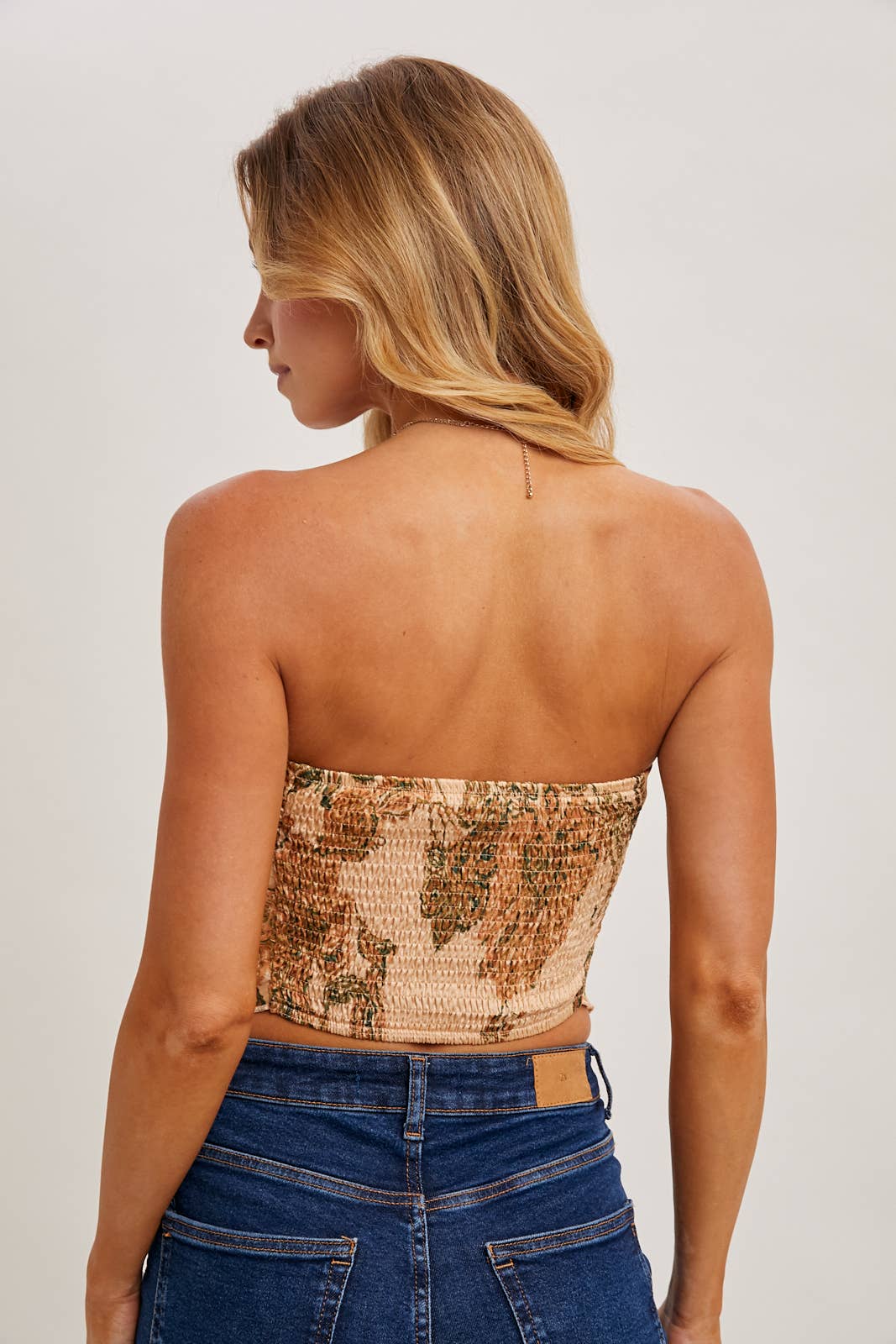 Bluivy - PAISLEY SATIN BANDANA TUBE TOP