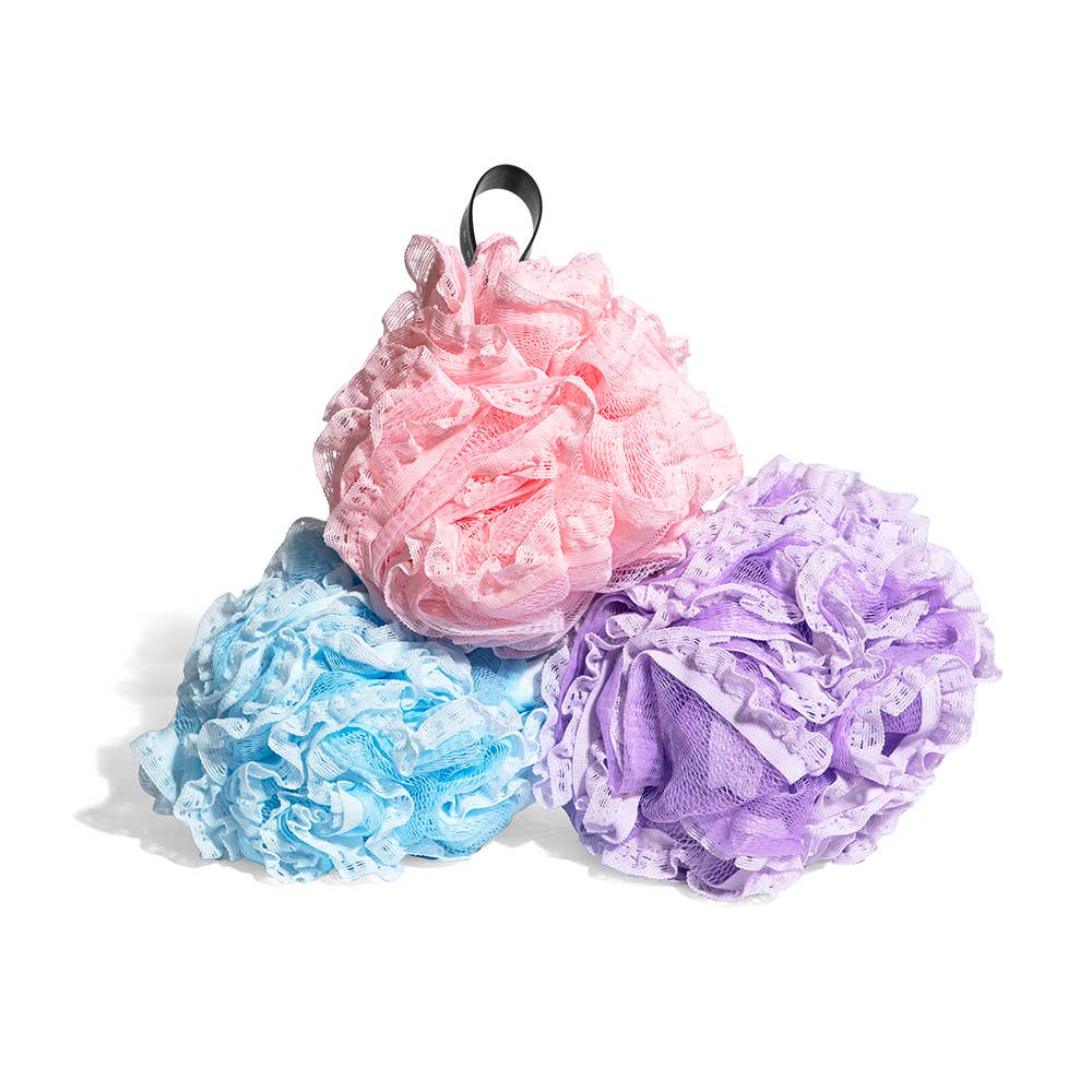 FinchBerry - Lacy Loofahs - Pastel - Mixed set