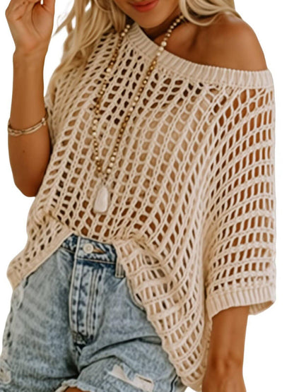 Wholesalesir - Hollow Top Beach Cover Up