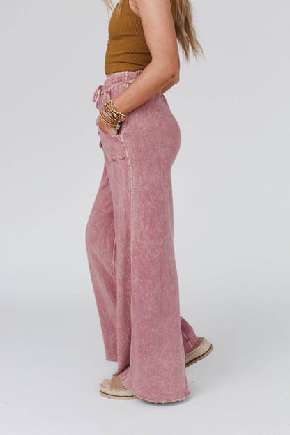 Three Bird Nest - Relaxing Robin Wide Leg Pant - New Mauve