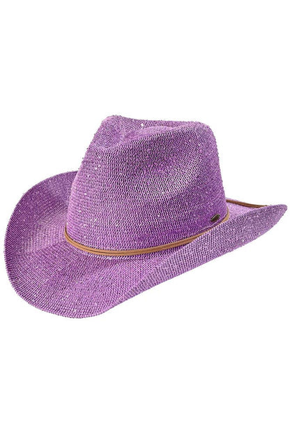 Hana - C.C Sequin Cowboy Hat