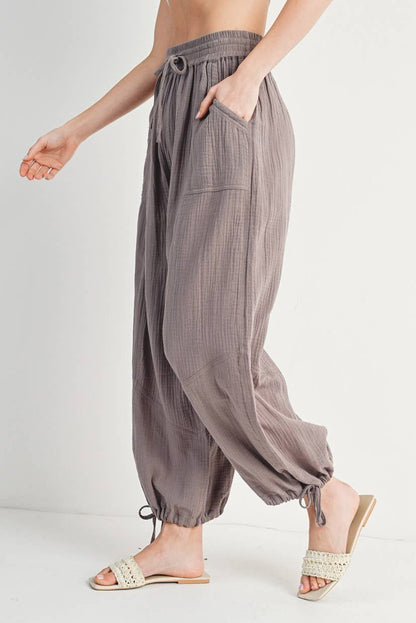 Bluivy - JOGGER HAREM DRAWSTRING PANTS