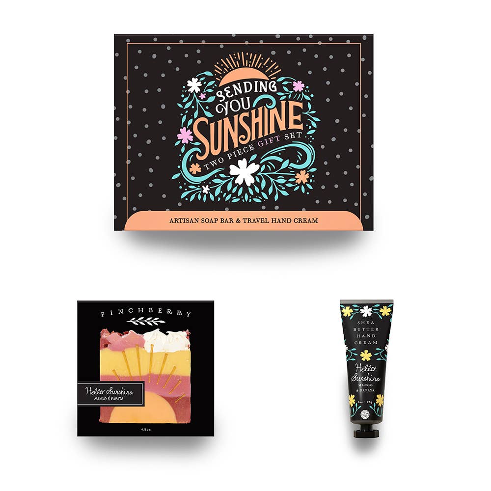 FinchBerry - Sending You Sunshine 2 Pc Bath &amp; Body Gift Set