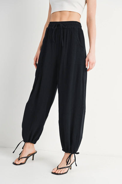Bluivy - JOGGER HAREM DRAWSTRING PANTS