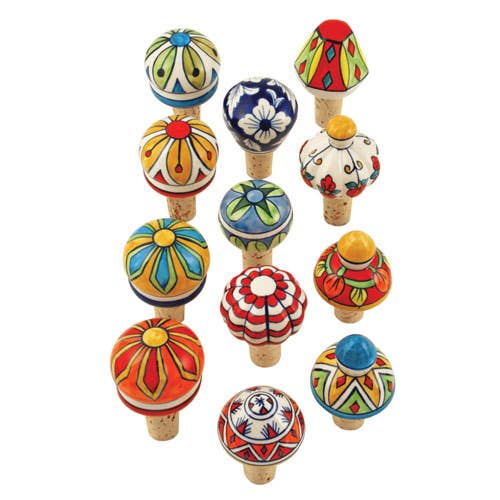 Twine - Single Ceramic Wine Stopper - Assorted Styles in Case