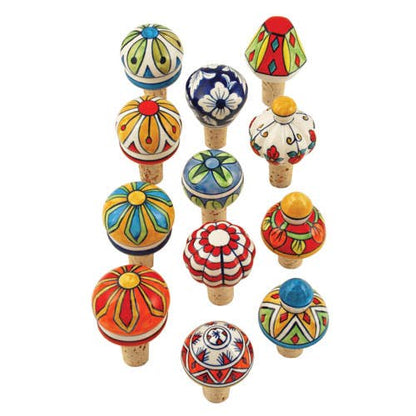 Twine - Single Ceramic Wine Stopper - Assorted Styles in Case